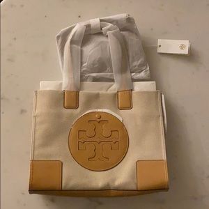 NWT Tory Burch Ella canvas mini tote